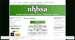 Desktop Screenshot of nhbsa.com