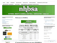Tablet Screenshot of nhbsa.com